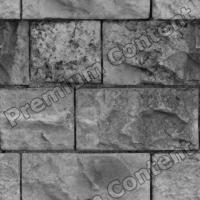 seamless wall stones bump 0010